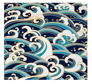 Tissu pliage Hakama - Modèle Mizu (Eau)