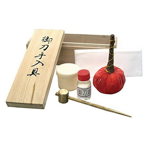 Maintenance kit (御刀手入具) deluxe for sword (iaito / katana)
