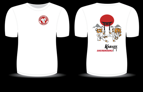T-shirt - Modèle pour enfant (2 tigres) - Shorinjiryu Shindo Budo Kwai